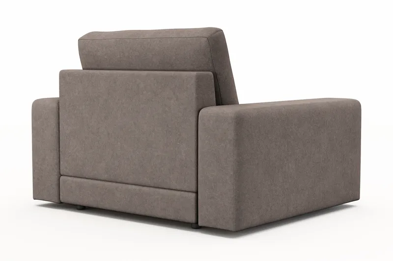 Arken Lyx Dyp Lenestol i stoff - Brun - Møbler - Stoler & lenestoler - Lenestoler