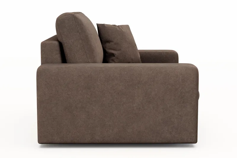 Arken Lyx Dyp Lenestol i stoff - Brun - Møbler - Stoler & lenestoler - Lenestoler