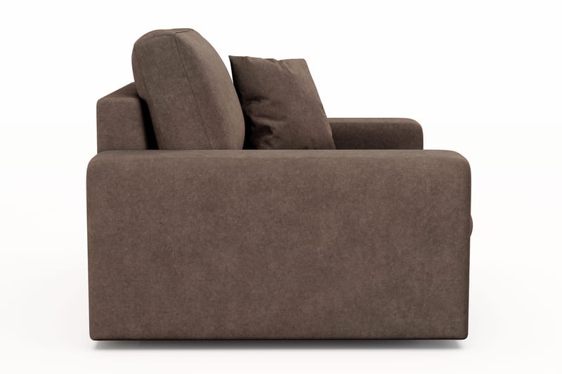 Arken Lyx Dyp Lenestol i stoff - Brun - Møbler - Stoler & lenestoler - Lenestoler