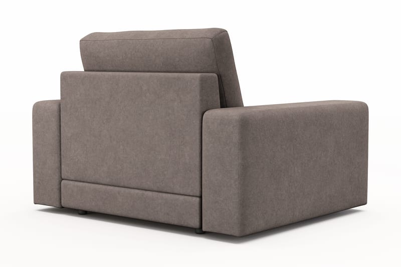 Arken Lyx Dyp Lenestol i stoff - Brun - Møbler - Stoler & lenestoler - Lenestoler