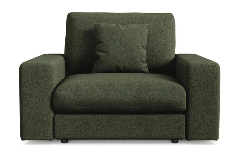 Arken Lyx Dyp Lenestol i stoff - Grön - Møbler - Stoler & lenestoler - Lenestoler