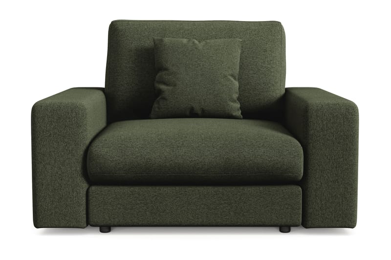 Arken Lyx Dyp Lenestol i stoff, Grön