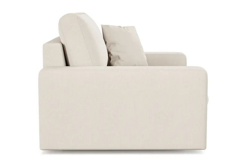 Arken Lyx Dyp Lenestol i stoff - Lys beige - Møbler - Stoler & lenestoler - Lenestoler