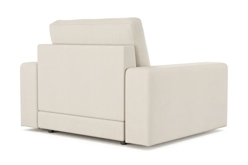 Arken Lyx Dyp Lenestol i stoff - Lys beige - Møbler - Stoler & lenestoler - Lenestoler