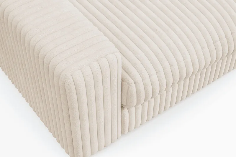 Arken Lyx Stor Dyp Lenestol i Manchester - Beige - Møbler - Stoler & lenestoler - Lenestoler