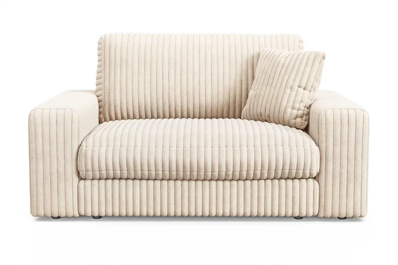 Arken Lyx Stor Dyp Lenestol i Manchester, Beige