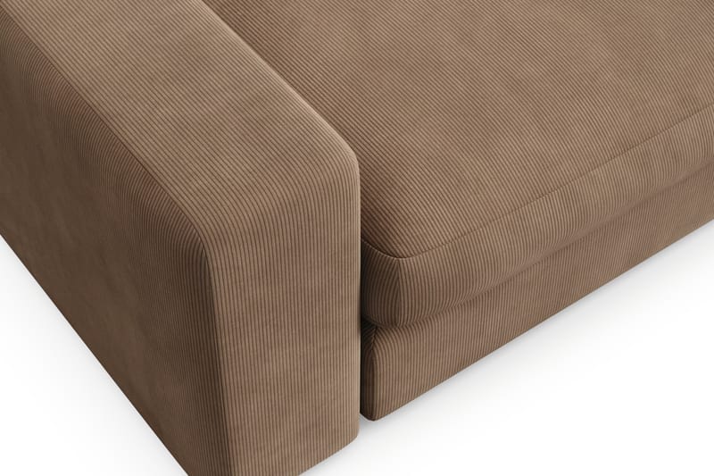 Arken Lyx Stor Dyp Lenestol i Manchester - Brun - Møbler - Stoler & lenestoler - Lenestoler