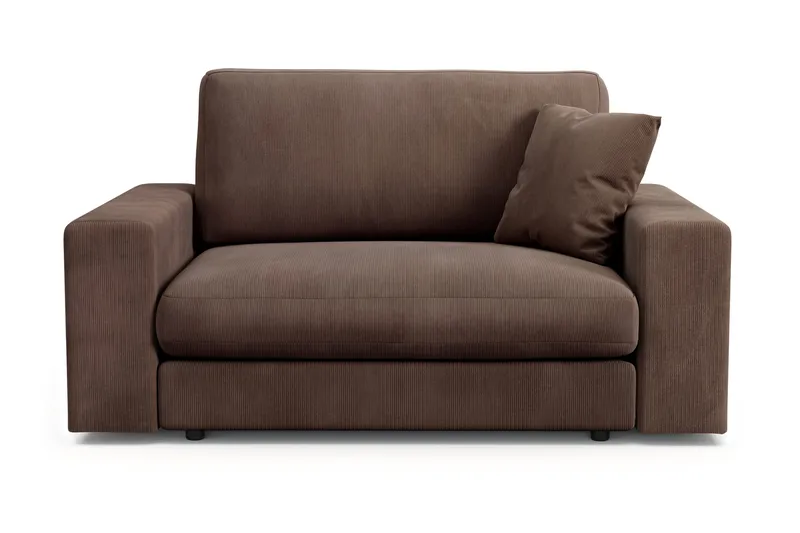 Arken Lyx Stor Dyp Lenestol i Manchester - Brun - Møbler - Stoler & lenestoler - Lenestoler