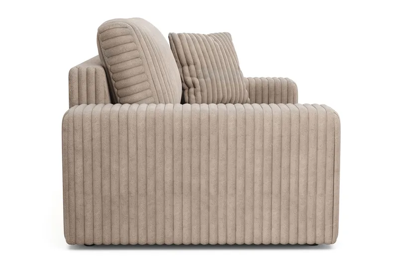 Arken Lyx Stor Dyp Lenestol i Manchester - Greige - Møbler - Stoler & lenestoler - Lenestoler