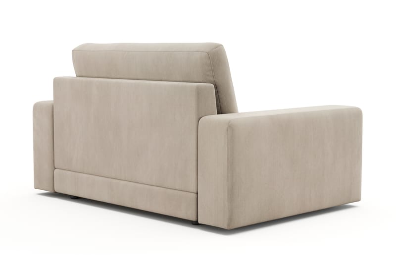 Arken Lyx Stor Dyp Lenestol i Manchester - Greige - Møbler - Stoler & lenestoler - Lenestoler