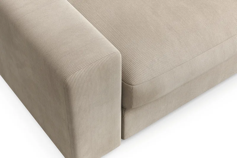 Arken Lyx Stor Dyp Lenestol i Manchester - Greige - Møbler - Stoler & lenestoler - Lenestoler