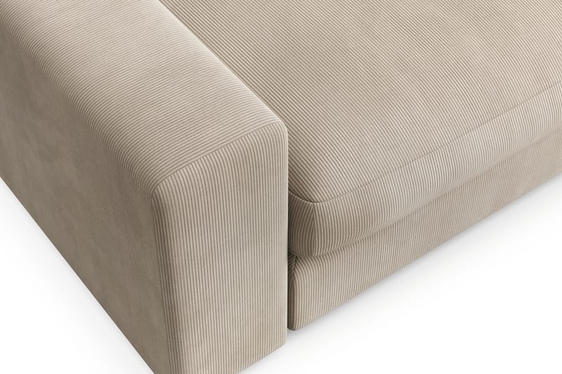 Arken Lyx Stor Dyp Lenestol i Manchester - Greige - Møbler - Stoler & lenestoler - Lenestoler