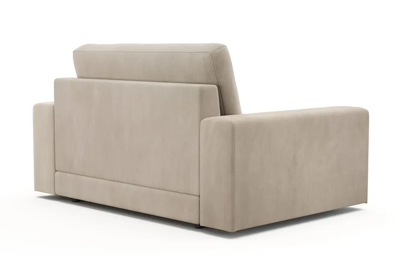 Arken Lyx Stor Dyp Lenestol i Manchester - Greige - Møbler - Stoler & lenestoler - Lenestoler