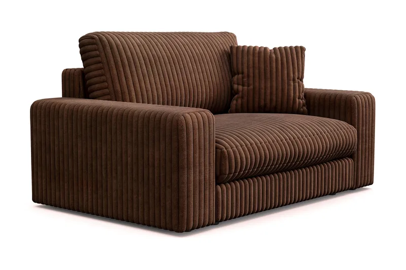 Arken Lyx Stor Dyp Lenestol i Manchester - Mørkebrun - Møbler - Stoler & lenestoler - Lenestoler