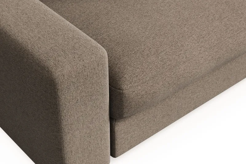 Arken Lyx Stor Dyp Lenestol i stoff - Brun - Møbler - Stoler & lenestoler - Lenestoler