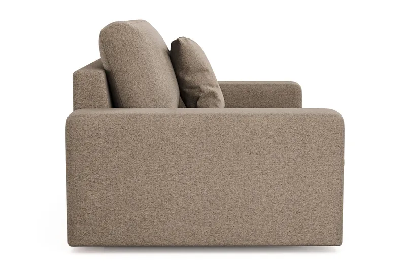 Arken Lyx Stor Dyp Lenestol i stoff - Brun - Møbler - Stoler & lenestoler - Lenestoler