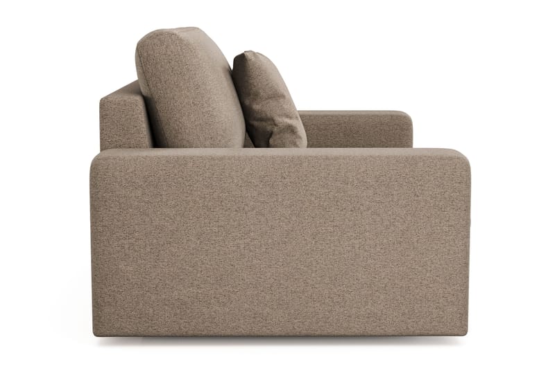 Arken Lyx Stor Dyp Lenestol i stoff - Brun - Møbler - Stoler & lenestoler - Lenestoler