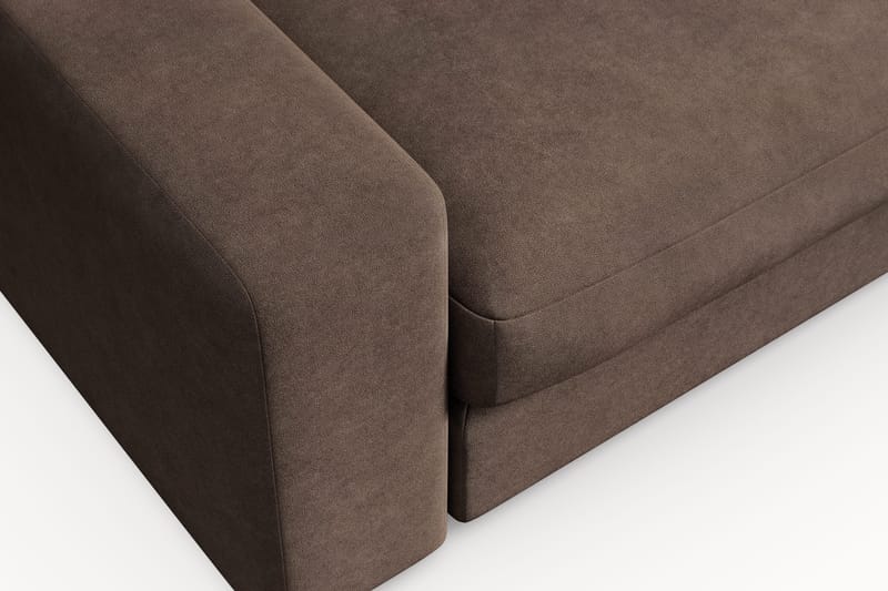 Arken Lyx Stor Dyp Lenestol i stoff - Brun - Møbler - Stoler & lenestoler - Lenestoler