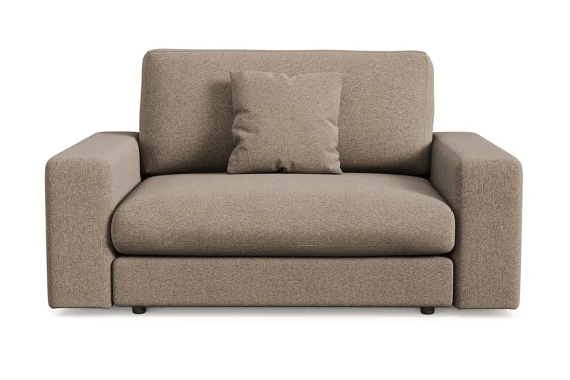 Arken Lyx Stor Dyp Lenestol i stoff - Brun - Møbler - Stoler & lenestoler - Lenestoler