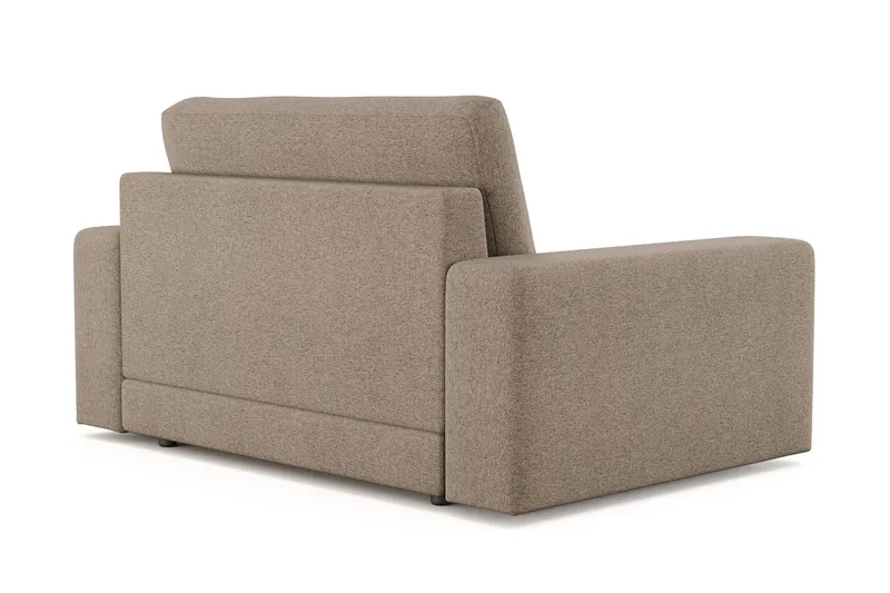 Arken Lyx Stor Dyp Lenestol i stoff - Brun - Møbler - Stoler & lenestoler - Lenestoler