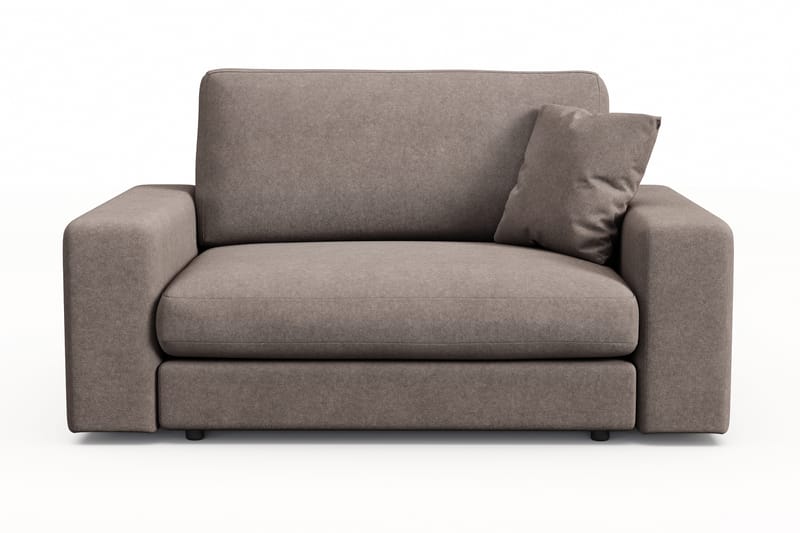 Arken Lyx Stor Dyp Lenestol i stoff - Brun - Møbler - Stoler & lenestoler - Lenestoler