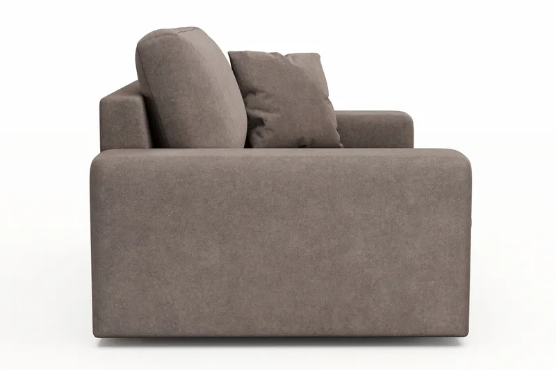 Arken Lyx Stor Dyp Lenestol i stoff - Brun - Møbler - Stoler & lenestoler - Lenestoler