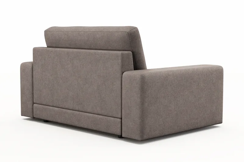 Arken Lyx Stor Dyp Lenestol i stoff - Brun - Møbler - Stoler & lenestoler - Lenestoler