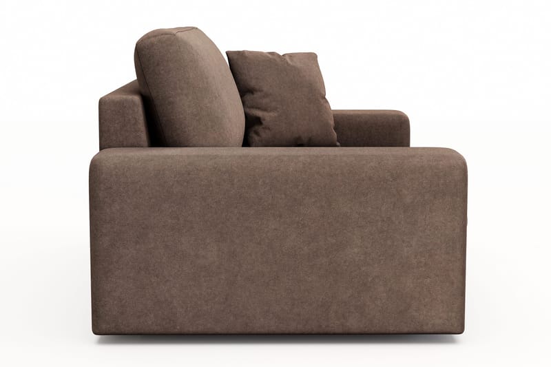 Arken Lyx Stor Dyp Lenestol i stoff - Brun - Møbler - Stoler & lenestoler - Lenestoler