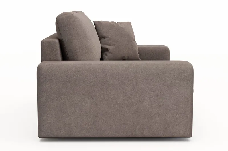 Arken Lyx Stor Dyp Lenestol i stoff - Brun - Møbler - Stoler & lenestoler - Lenestoler