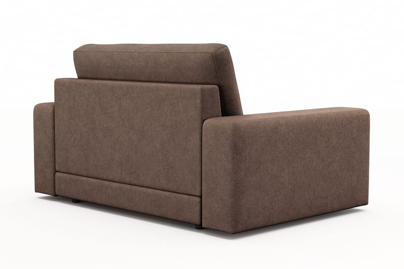 Arken Lyx Stor Dyp Lenestol i stoff - Brun - Møbler - Stoler & lenestoler - Lenestoler