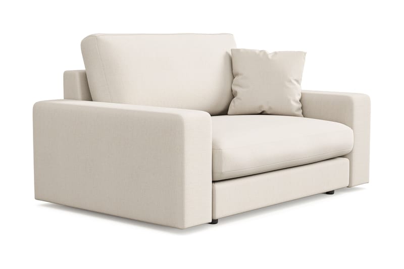 Arken Lyx Stor Dyp Lenestol i stoff - Lys beige - Møbler - Stoler & lenestoler - Lenestoler