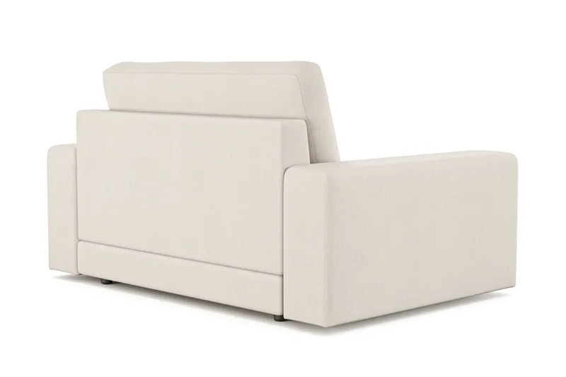 Arken Lyx Stor Dyp Lenestol i stoff - Lys beige - Møbler - Stoler & lenestoler - Lenestoler