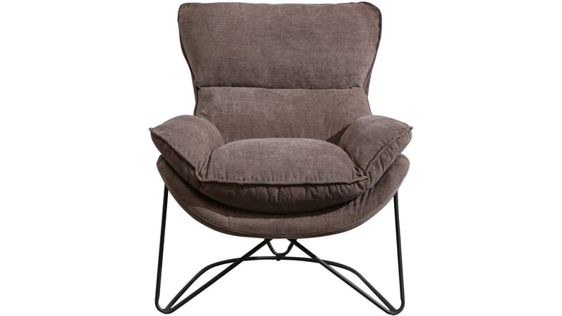 Artemis lenestol i stoff - Biscuit - Møbler - Stoler & lenestoler - Lenestoler