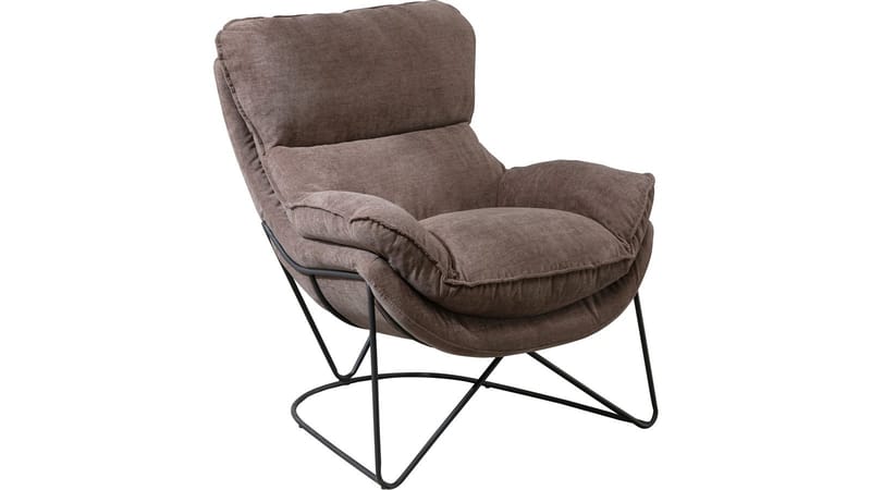 Artemis lenestol i stoff - Biscuit - Møbler - Stoler & lenestoler - Lenestoler