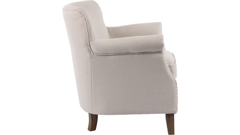 Asolo lenestol i stoff - Beige - Møbler - Stoler & lenestoler - Lenestoler