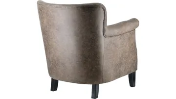 Asolo VINTAGE lenestol - brun - Møbler - Stoler & lenestoler - Lenestoler - Lenestol skinn