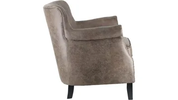 Asolo VINTAGE lenestol - brun - Møbler - Stoler & lenestoler - Lenestoler - Lenestol skinn