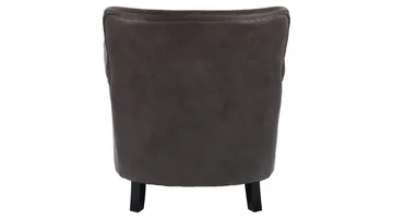 Asolo VINTAGE lenestol - Grå - Møbler - Stoler & lenestoler - Lenestoler - Lenestol skinn