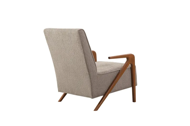 Austen Lenestol - Grå - Møbler - Stoler & lenestoler - Lenestoler