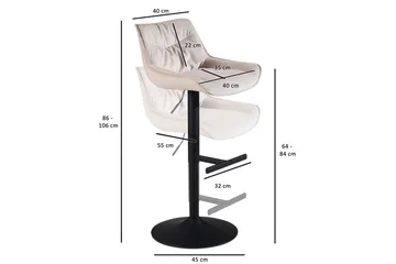 Bacchi Barstol 106 cm - Beige - Møbler - Stoler & lenestoler - Barstoler