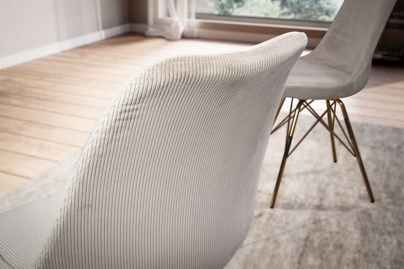 Badoni Lenestol - Beige - Møbler - Stoler & lenestoler - Spisestuestoler & kjøkkenstoler