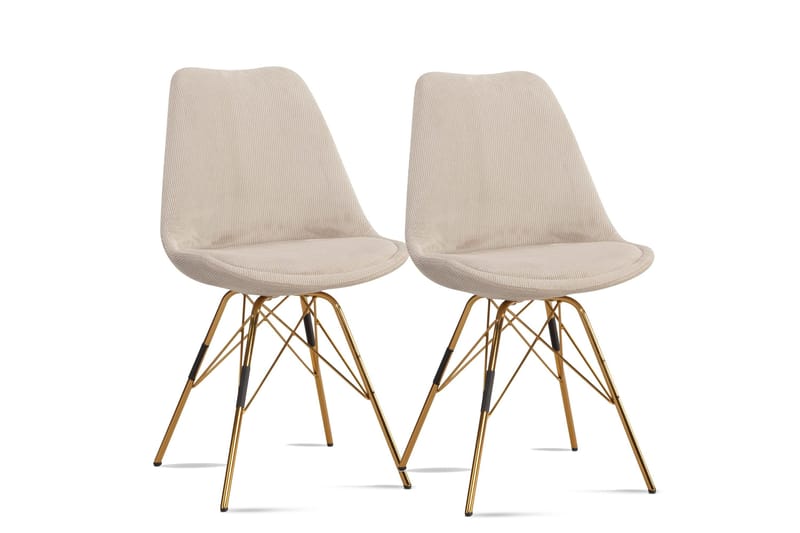 Badoni Lenestol - Beige - Møbler - Stoler & lenestoler - Spisestuestoler & kjøkkenstoler