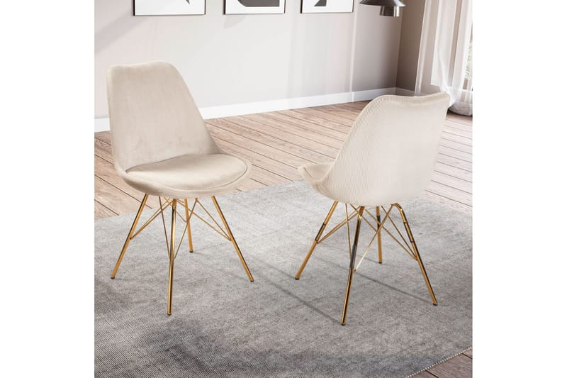 Badoni Lenestol - Beige - Møbler - Stoler & lenestoler - Spisestuestoler & kjøkkenstoler