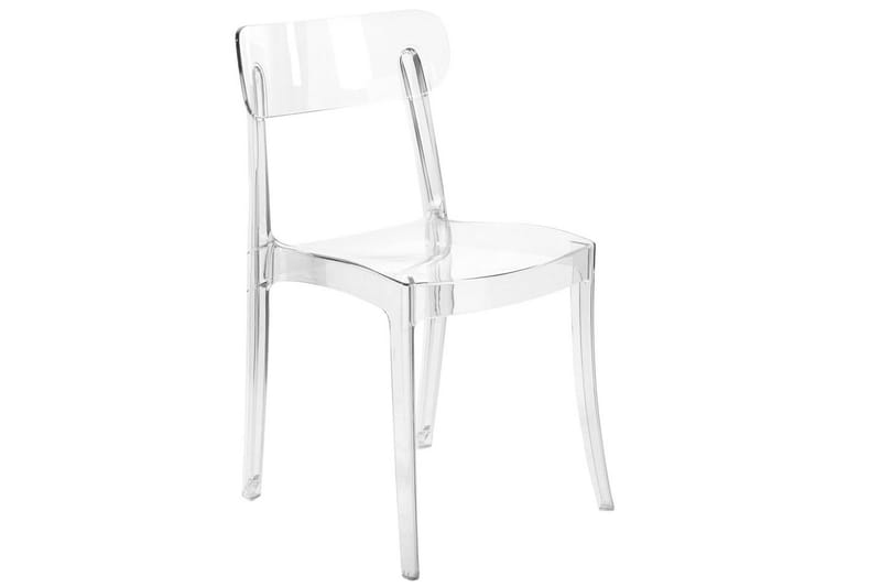 Bankettstol Beliani Covington set om 2 Transparent - Møbler - Stoler & lenestoler - Spisestuestoler & kjøkkenstoler