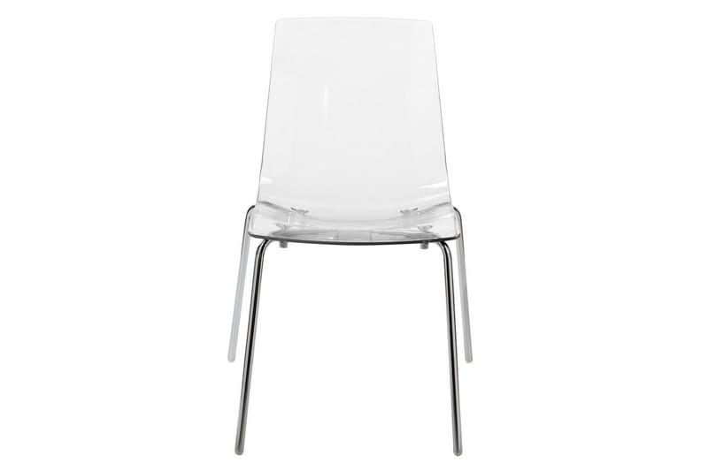 Bankettstol Beliani Silerton set om 2 Transparent - Møbler - Stoler & lenestoler - Spisestuestoler & kjøkkenstoler