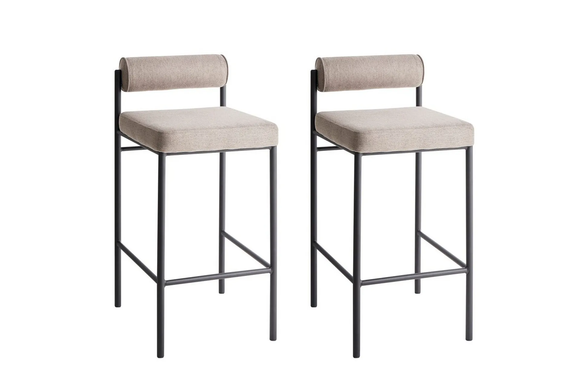 Barstol Beige, Svart -