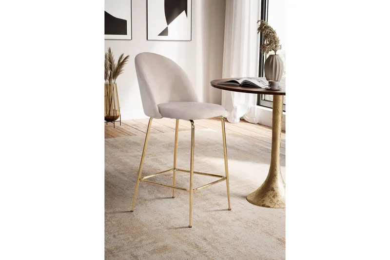 Barstol Beige - Møbler - Stoler & lenestoler - Barstoler