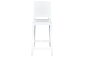 Barstol Beliani Wellington set om 2 Transparent White VALUE_MISSING_18017 - Møbler - Stoler & lenestoler - Barstoler