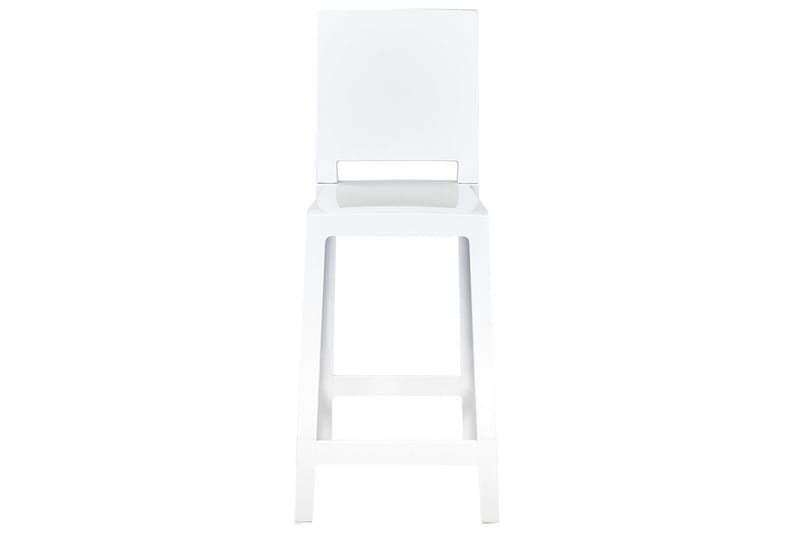 Barstol Beliani Wellington set om 2 Transparent White VALUE_MISSING_18017 - Møbler - Stoler & lenestoler - Barstoler