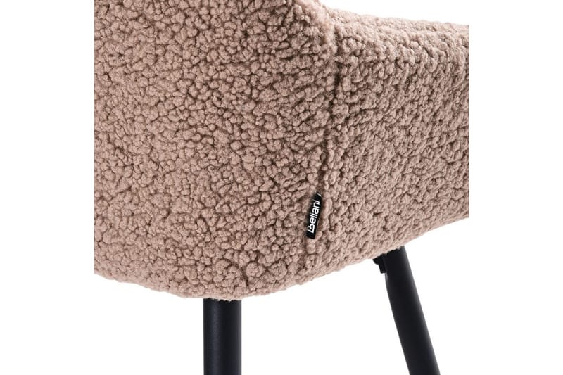 Barstol Casmalia sett av 2 Beige/svart - Beige/svart - Møbler - Stoler & lenestoler - Barstoler